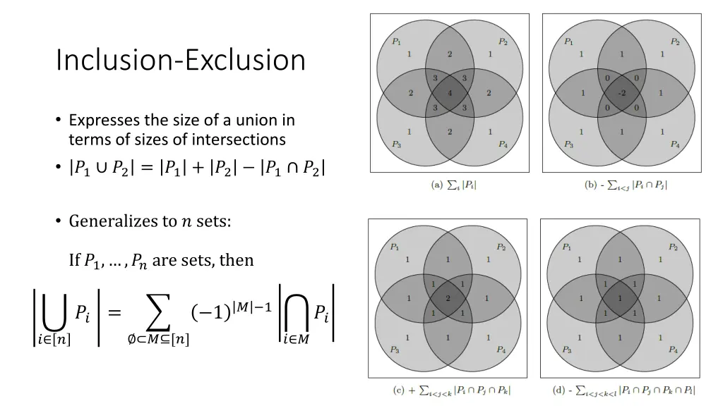 inclusion exclusion