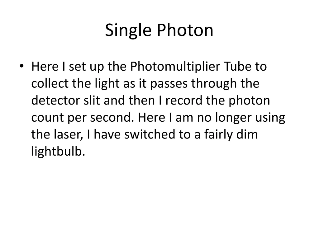 single photon