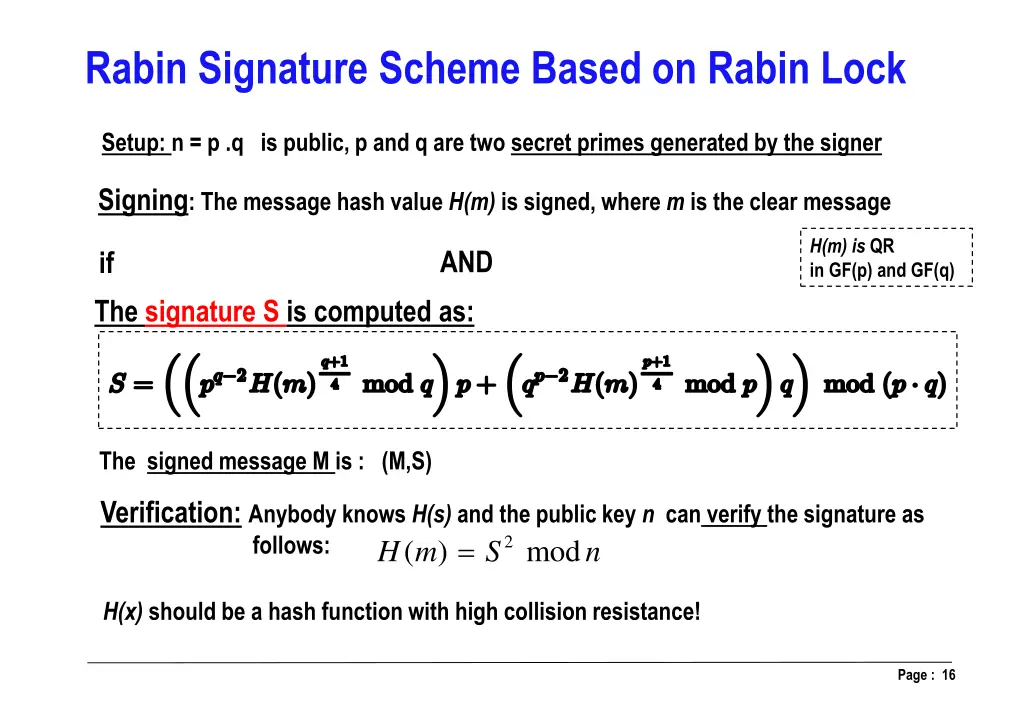 rabin signature scheme based on rabin lock