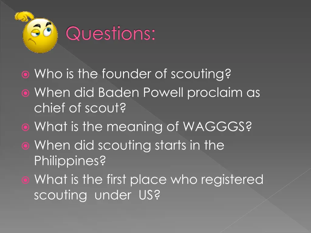 questions