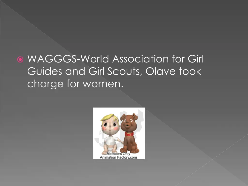 wagggs world association for girl guides and girl