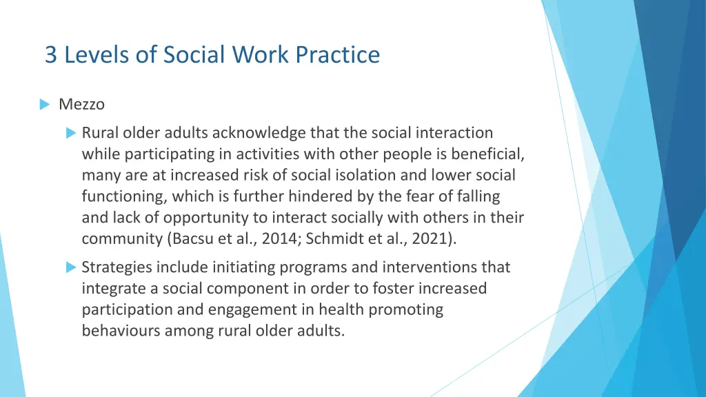 3 levels of social work practice 1