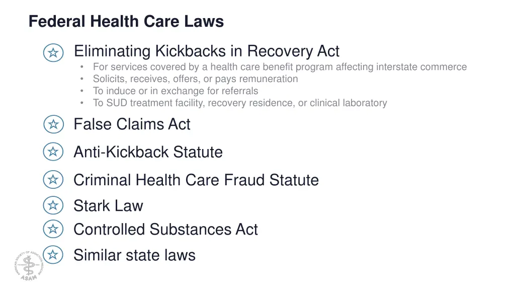federal health care laws
