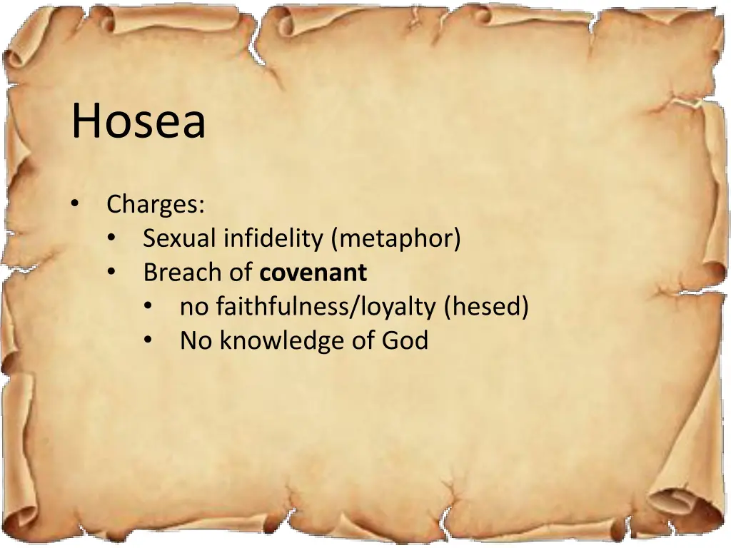 hosea 1