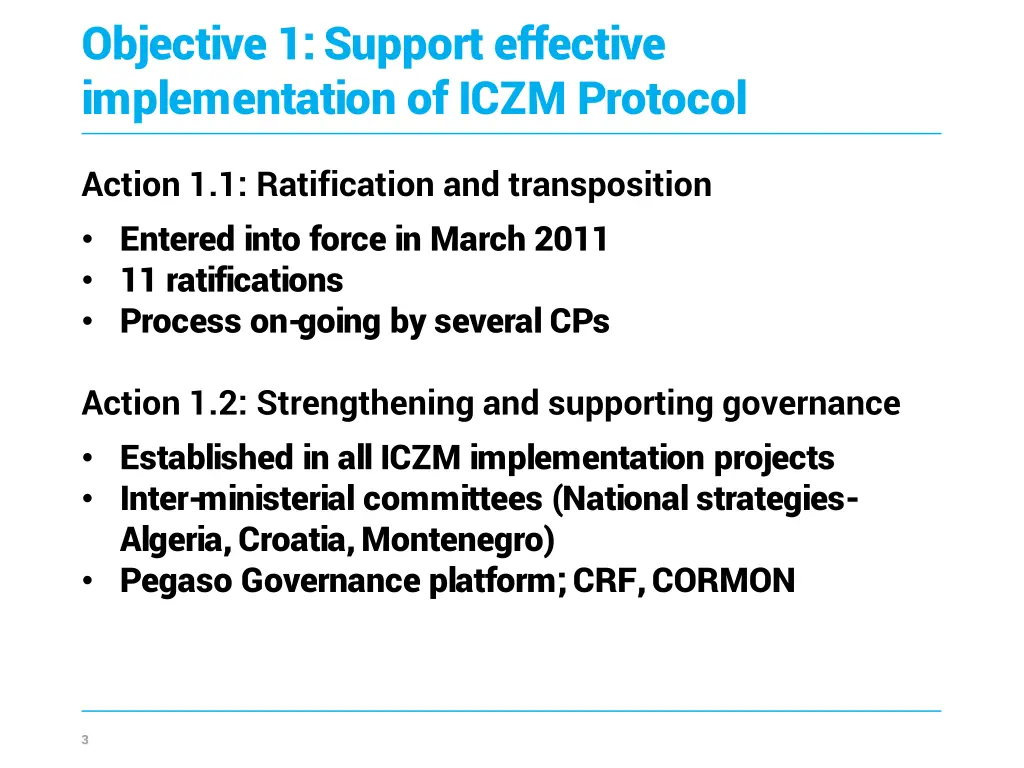 objective 1 support effective implementation