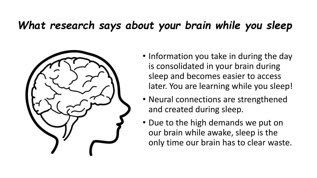 what research says about your brain while