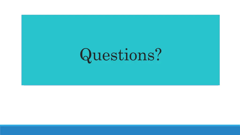 questions