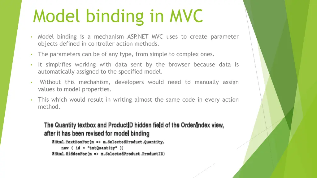 model binding in mvc