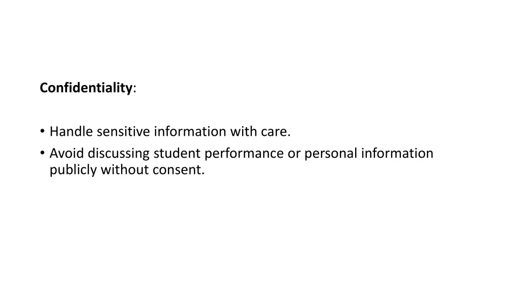 confidentiality