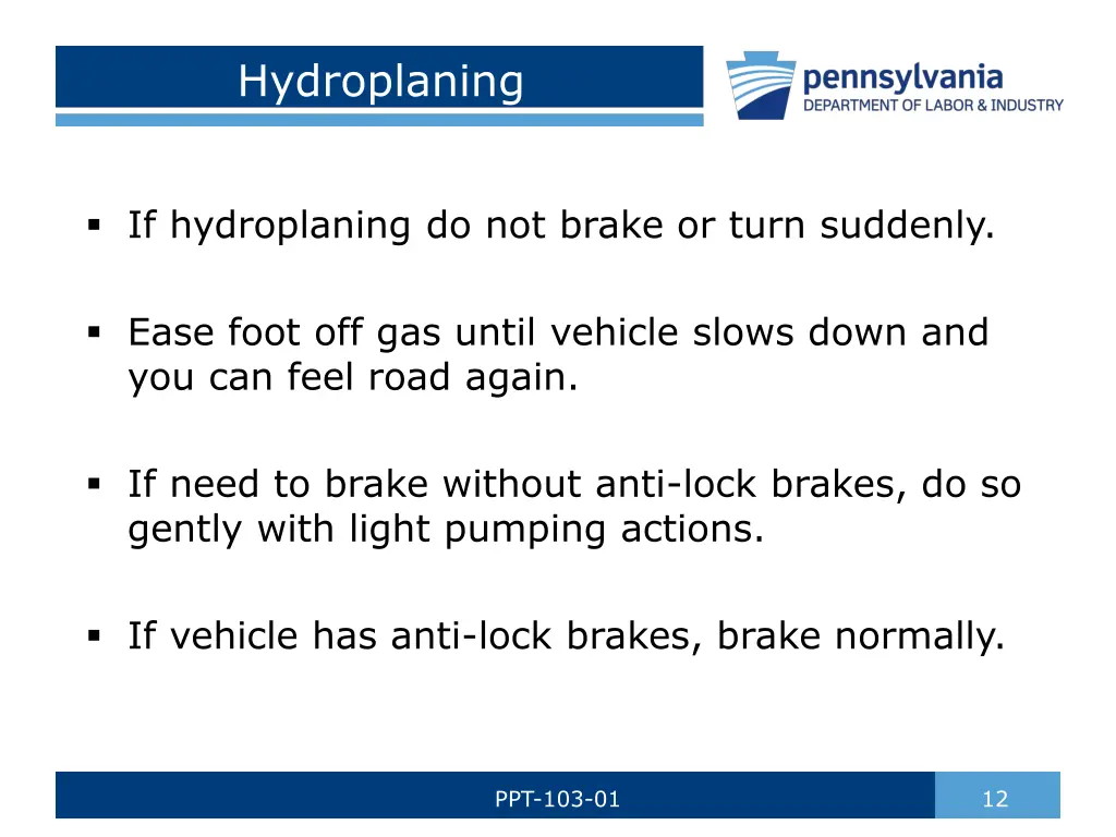 hydroplaning 1