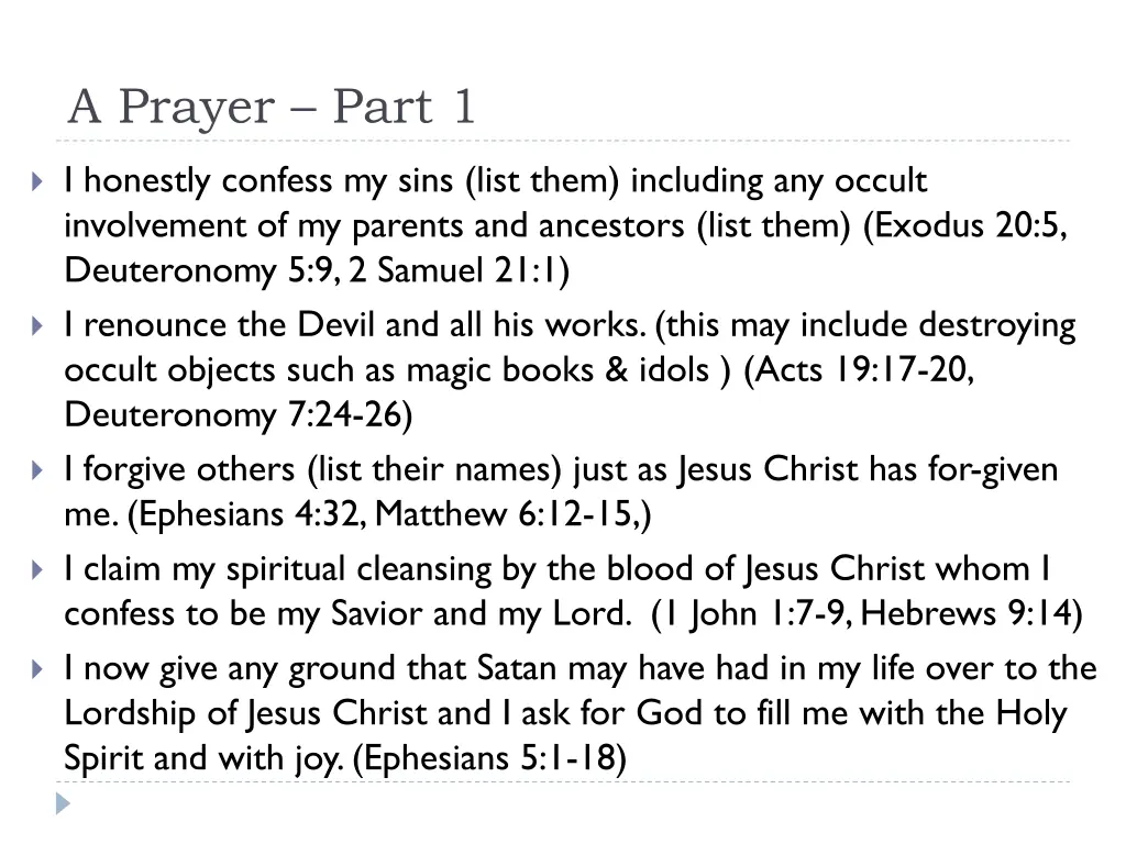 a prayer part 1