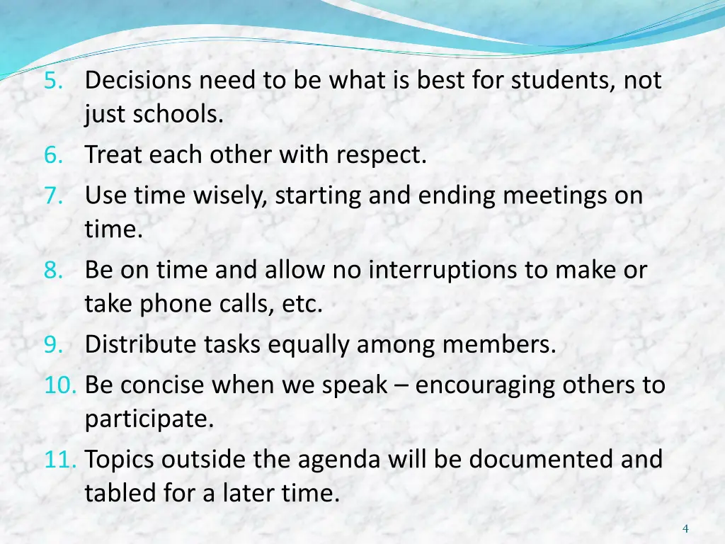 5 decisions need to be what is best for students