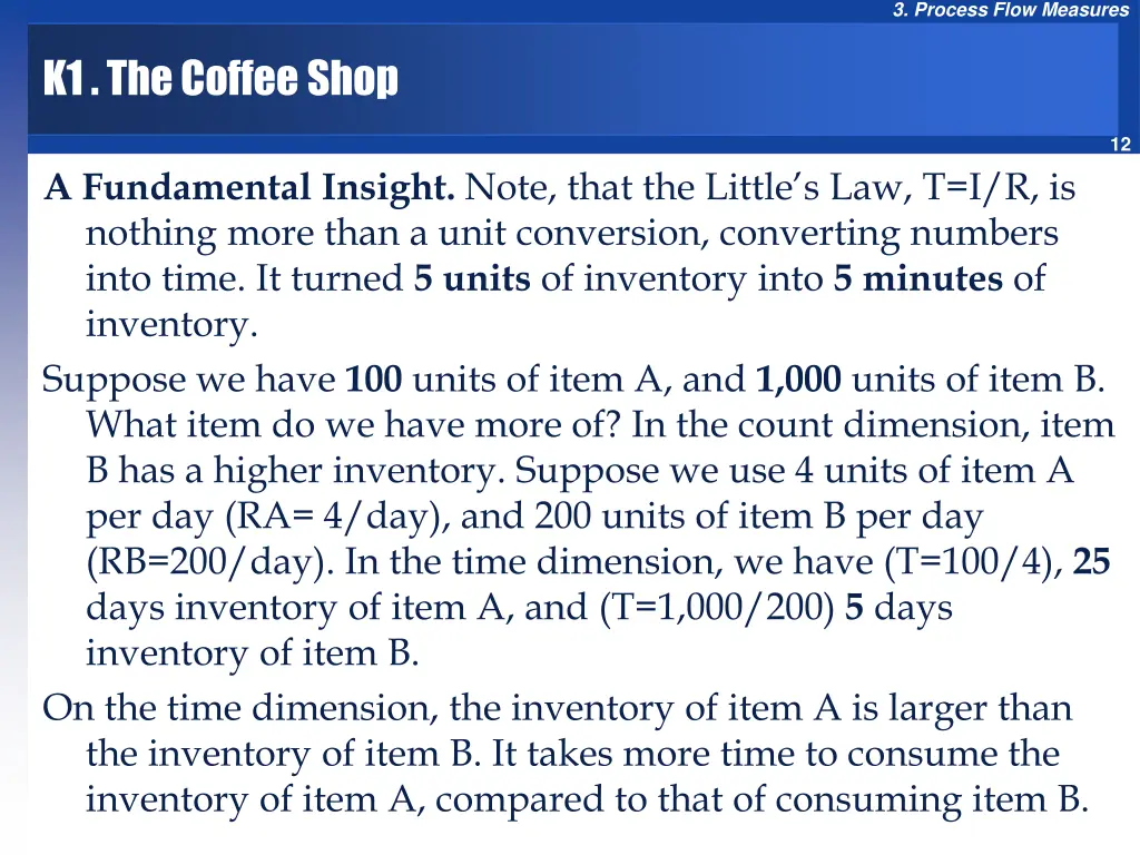 3 process flow measures 10