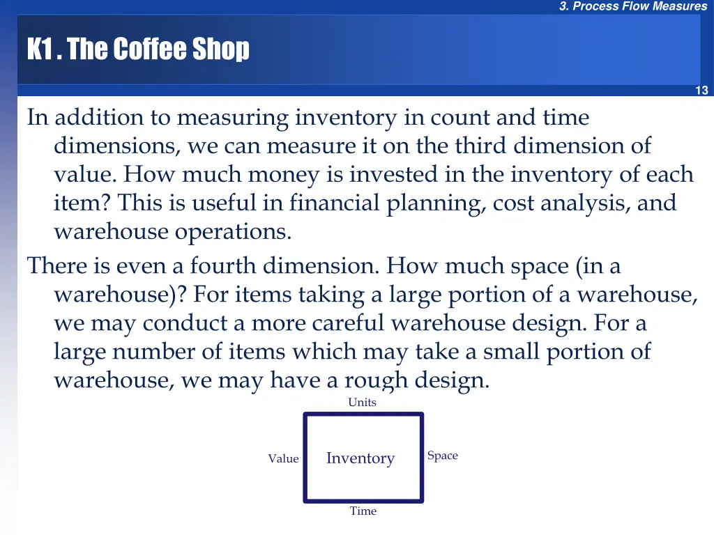 3 process flow measures 11