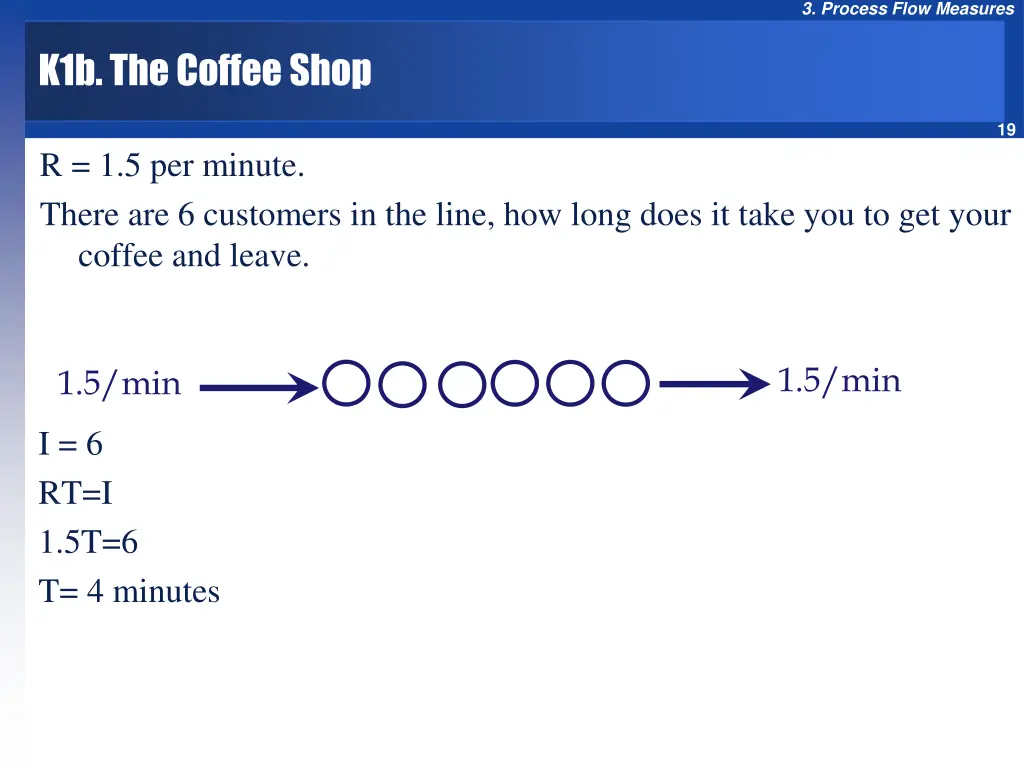 3 process flow measures 17