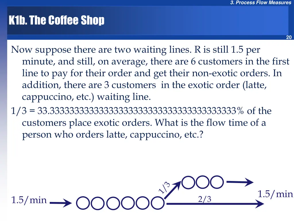 3 process flow measures 18