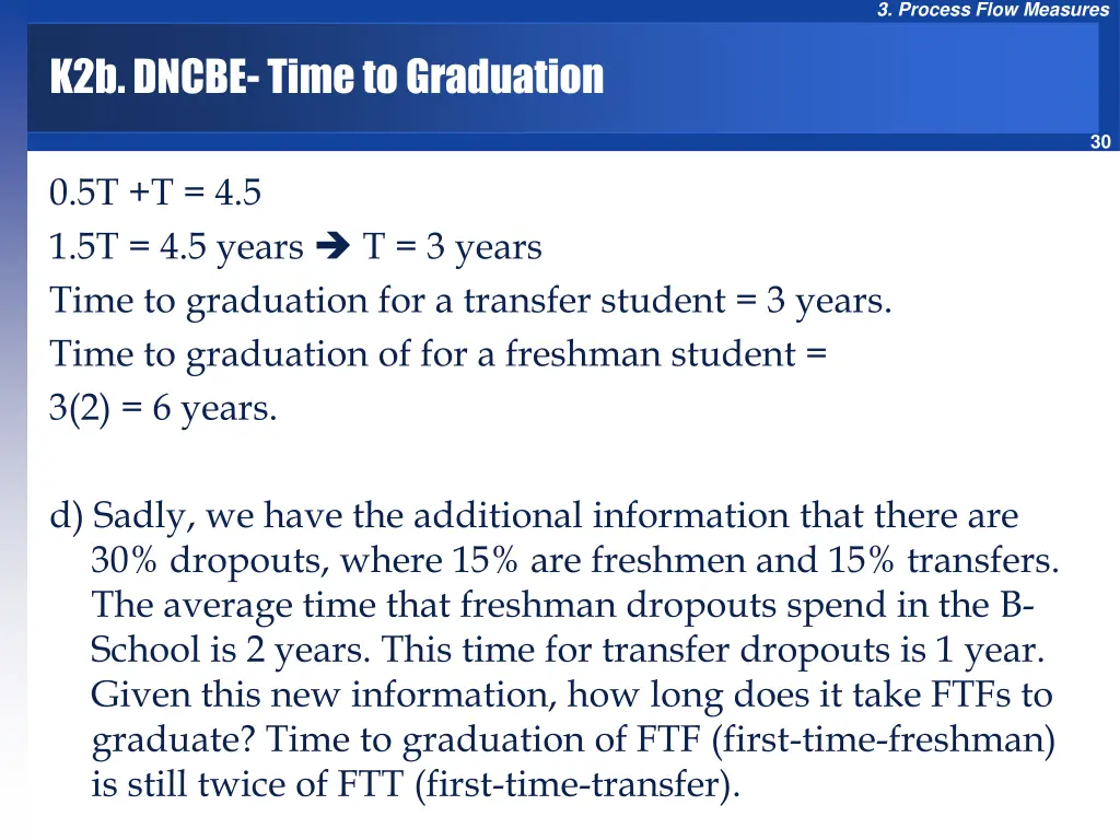 3 process flow measures 28