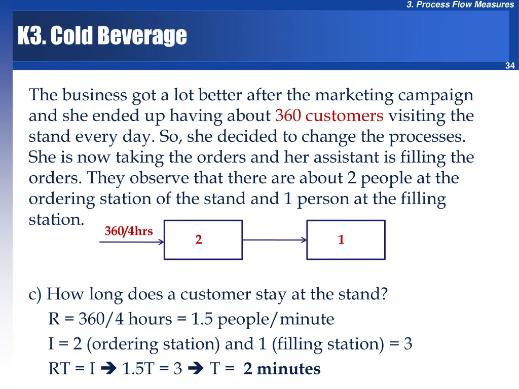3 process flow measures 32
