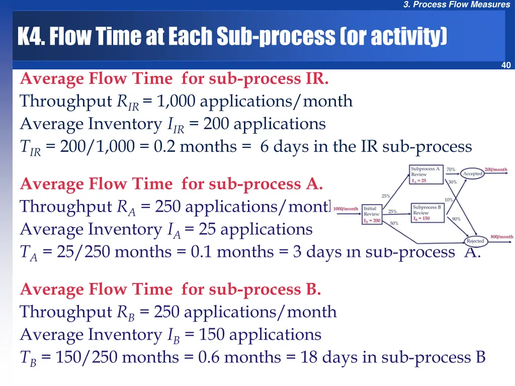 3 process flow measures 38