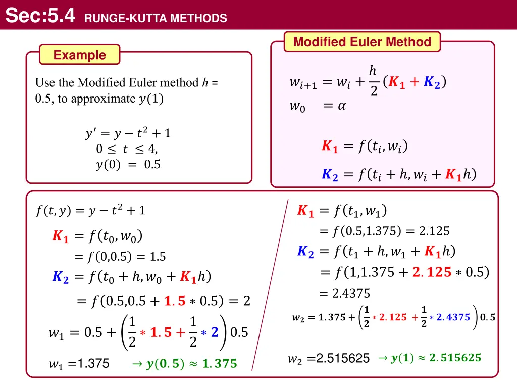 sec 5 4 runge kutta methods 2