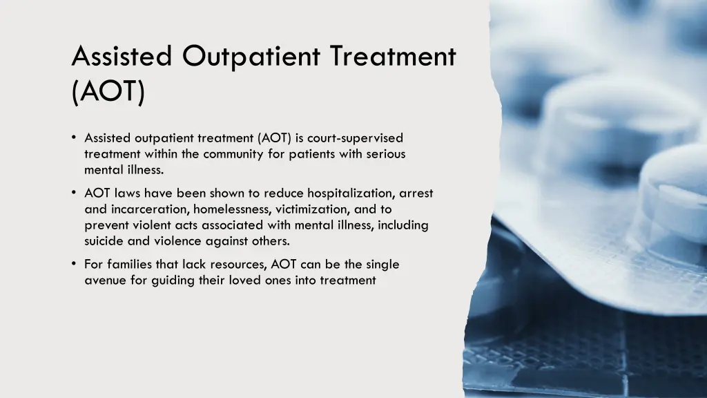 assisted outpatient treatment aot