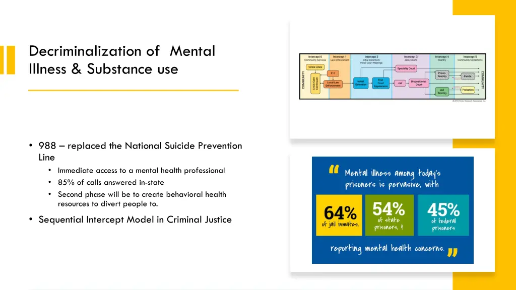 decriminalization of mental illness substance use