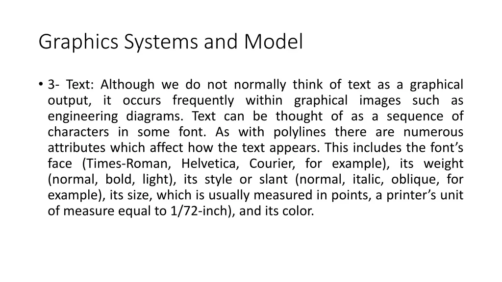 graphics systems and model 2