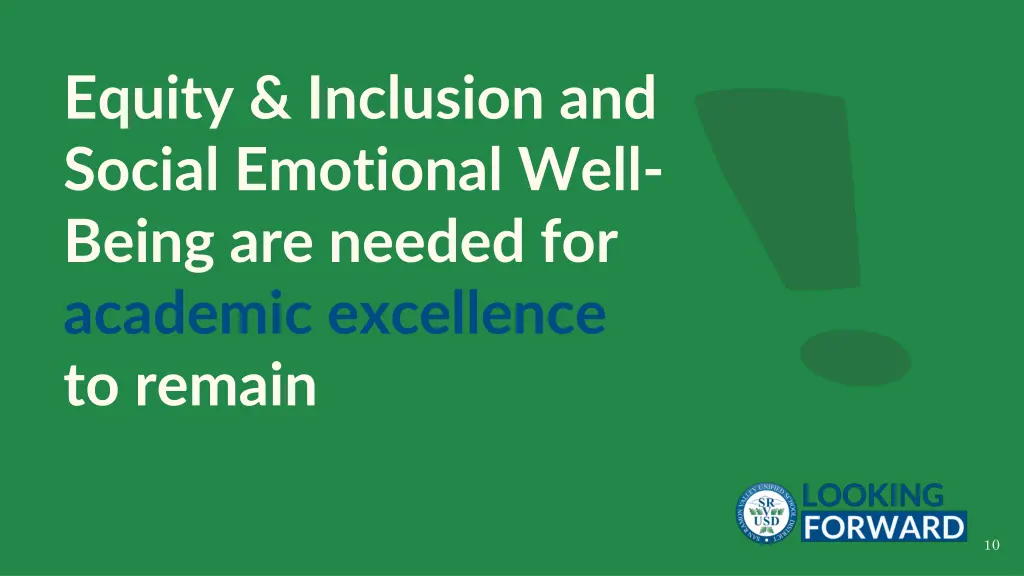 equity inclusion and social emotional well being