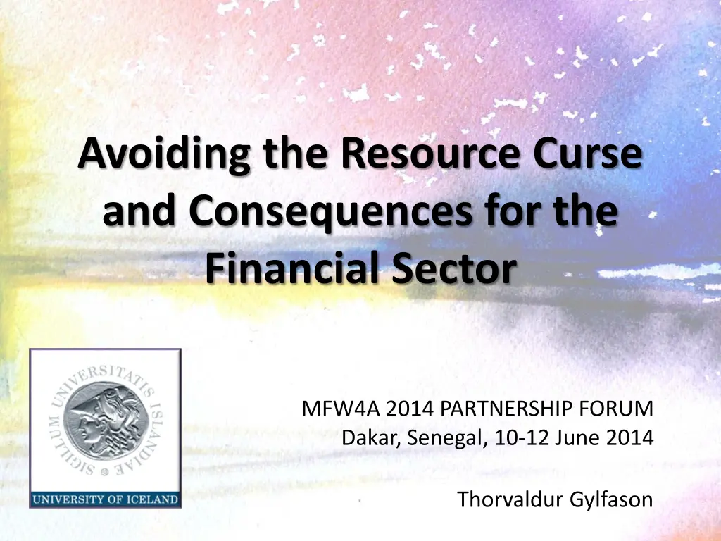 avoiding the resource curse and consequences