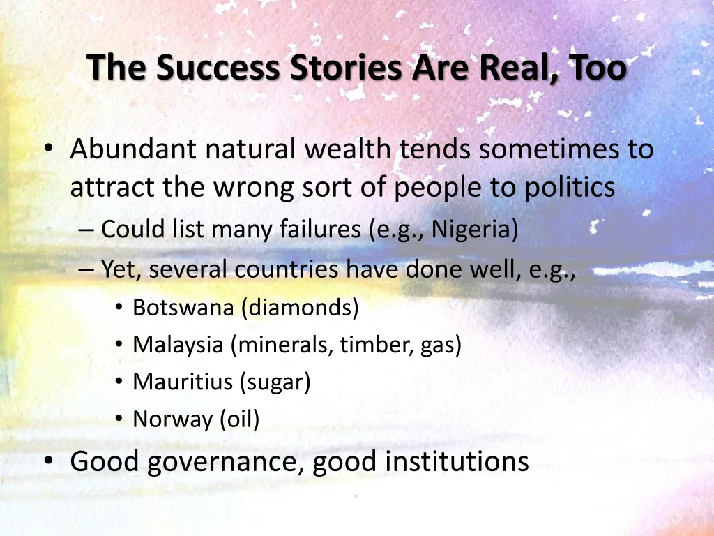 the success stories are real too
