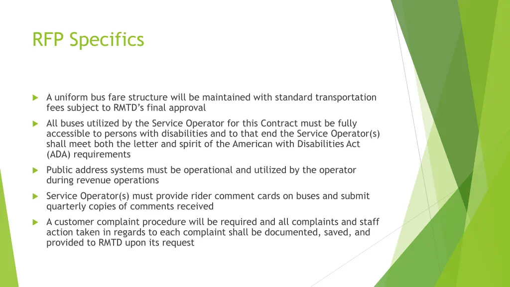 rfp specifics 2