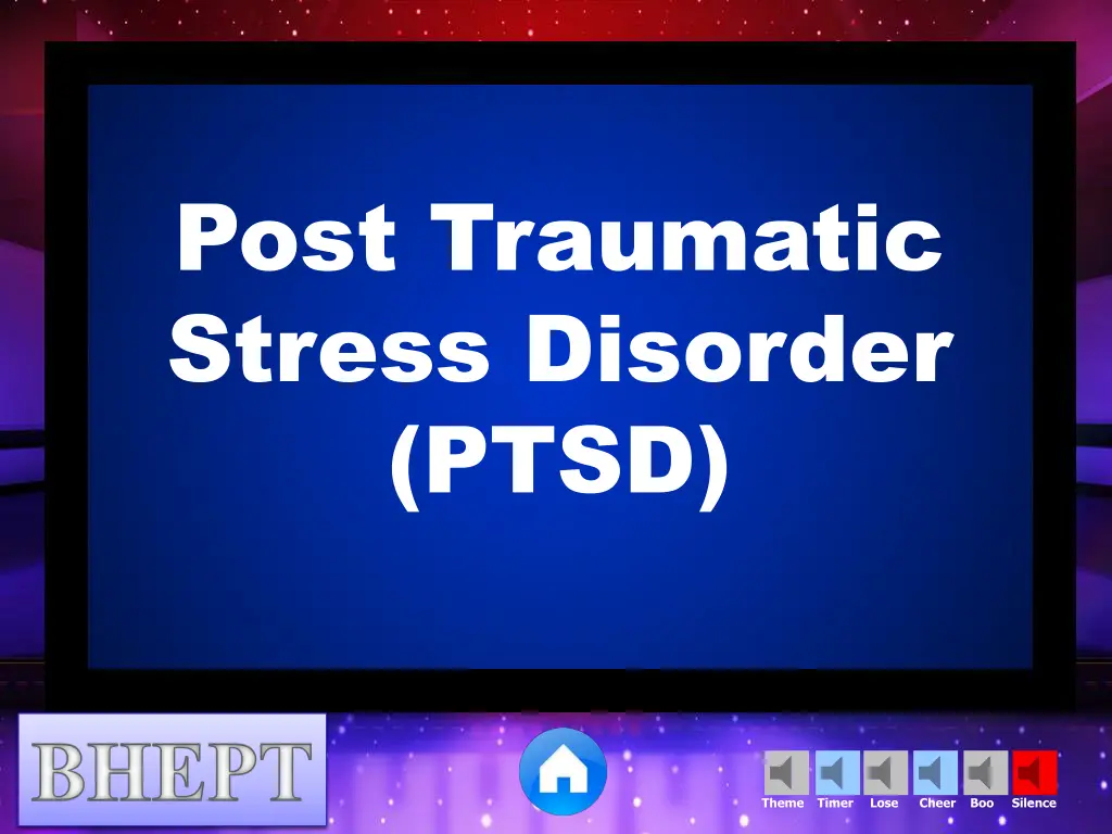 post traumatic stress disorder ptsd