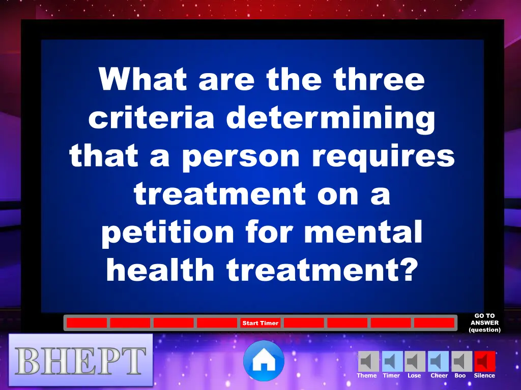 what are the three criteria determining that