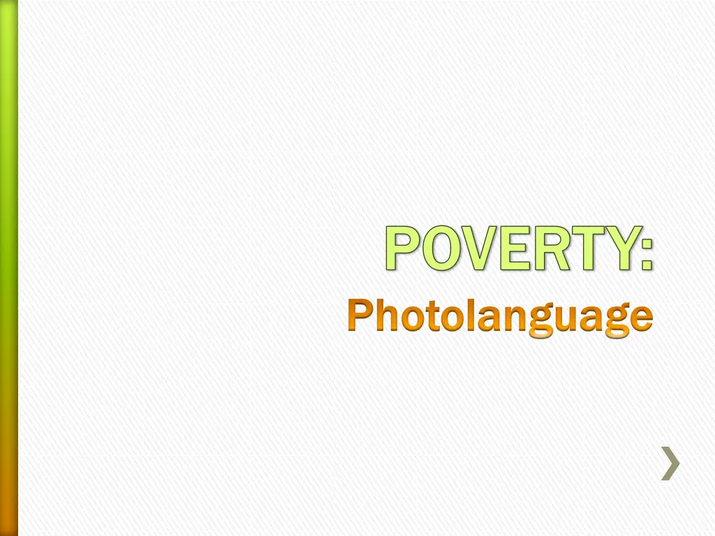 poverty poverty photolanguage photolanguage