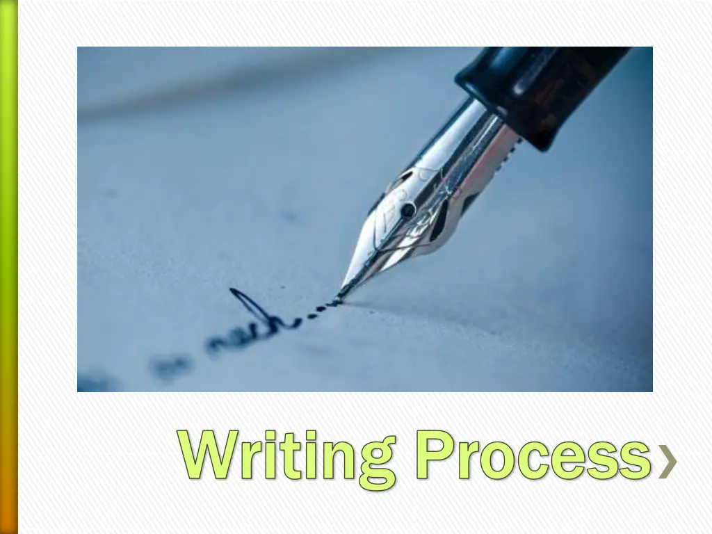 writing process writing process