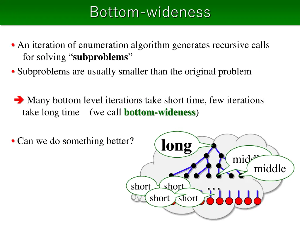 bottom wideness