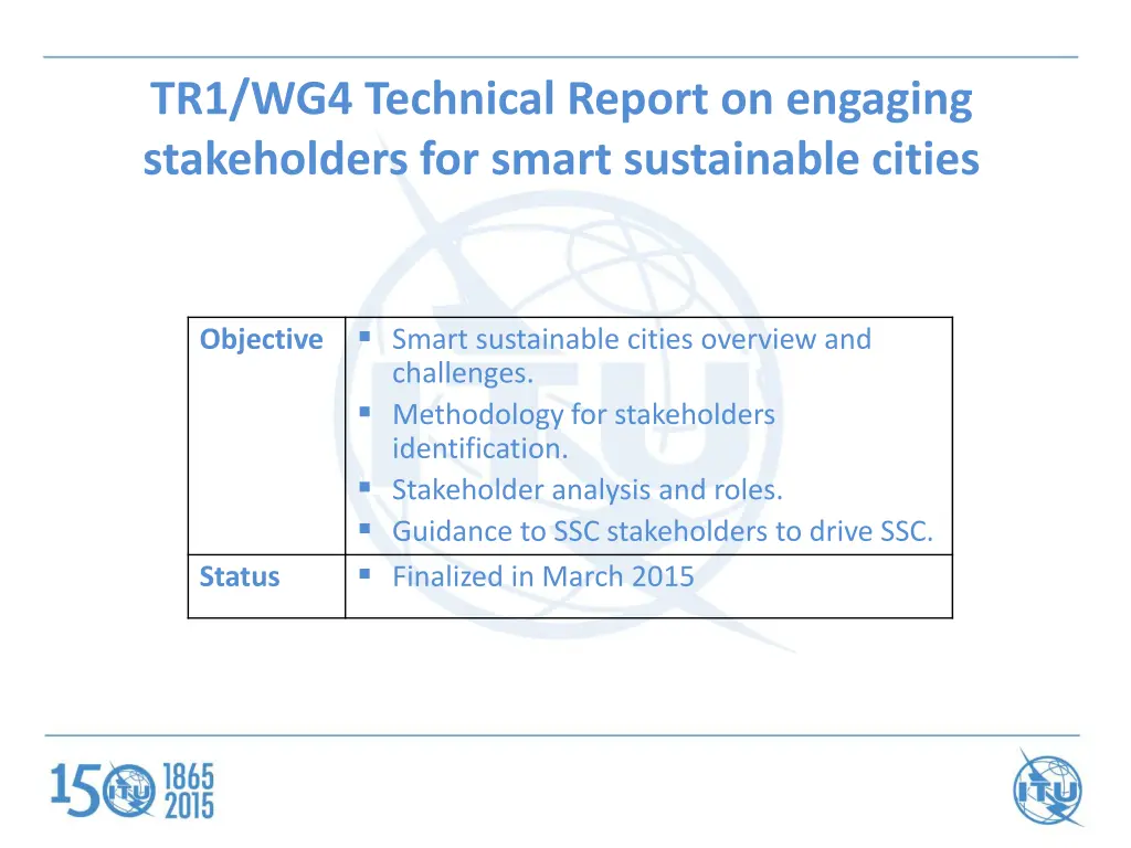 tr1 wg4 technical report on engaging stakeholders