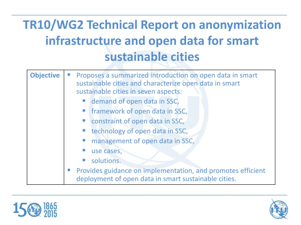 tr10 wg2 technical report on anonymization