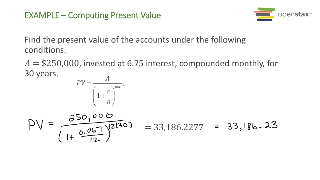 example example computing present value computing