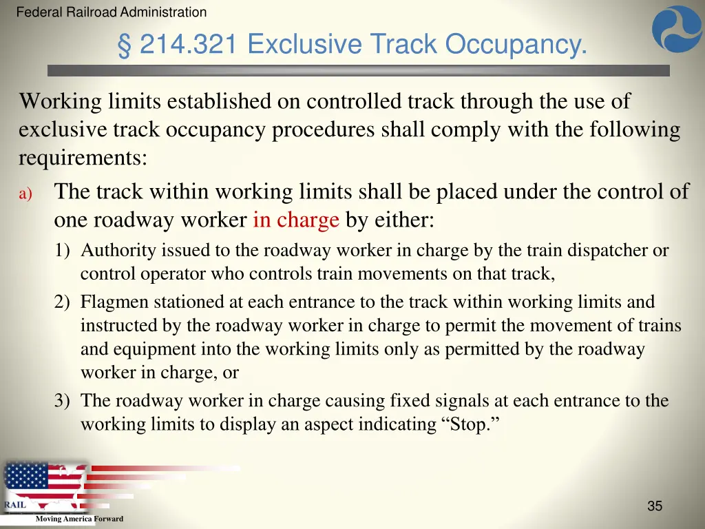 federal railroad administration 33