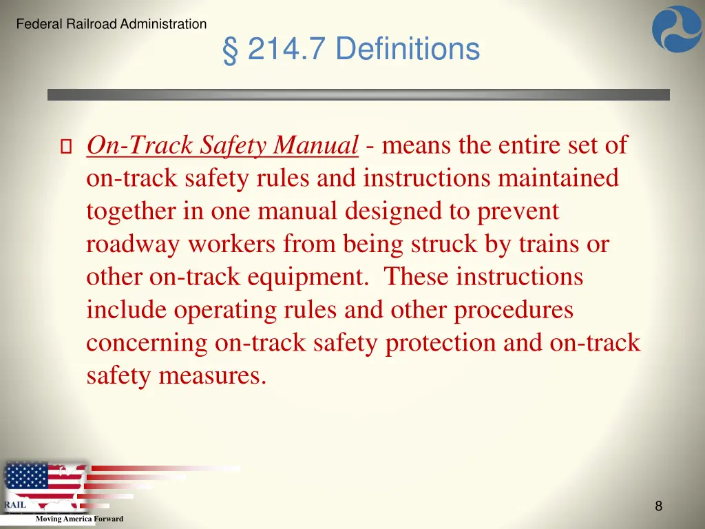 federal railroad administration 6