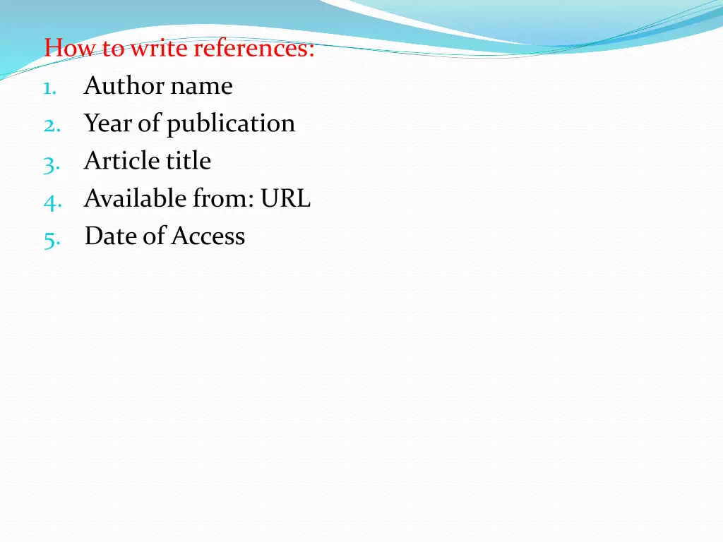 how to write references author name 2 year