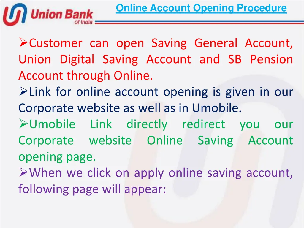 online account opening procedure 1