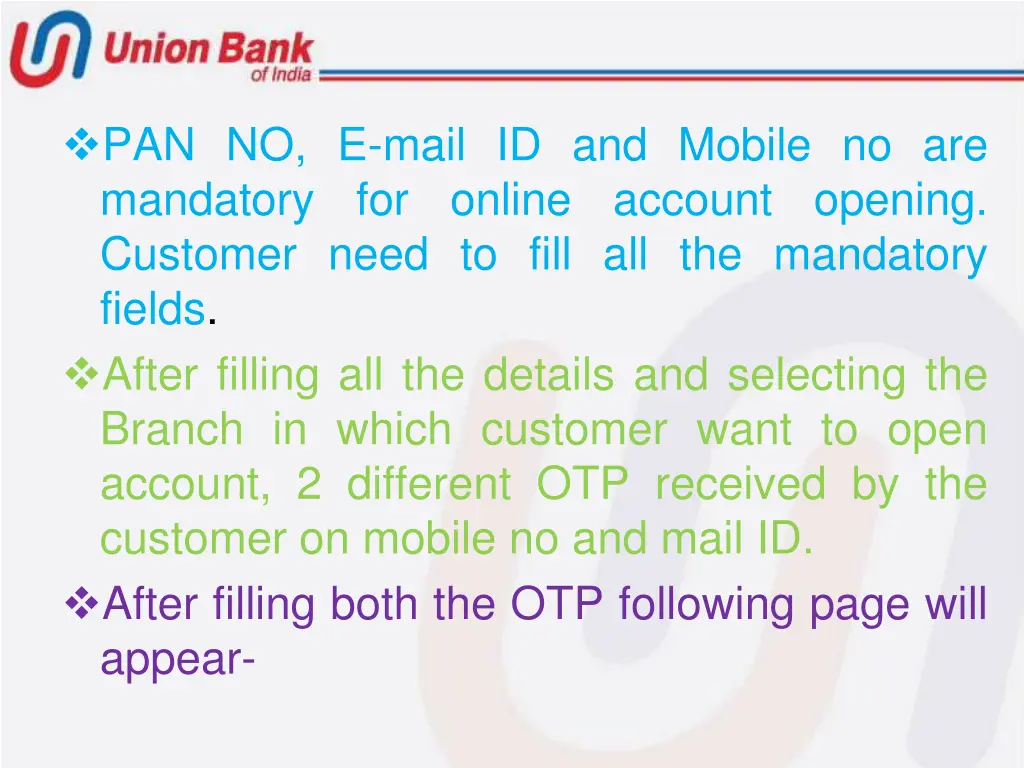 pan no e mail id and mobile no are mandatory