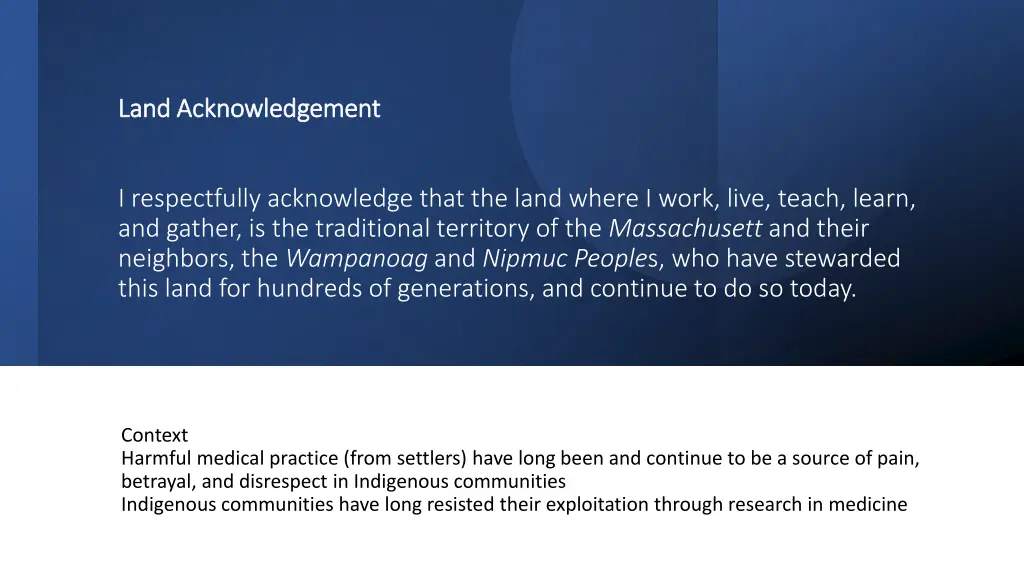 land acknowledgement land acknowledgement