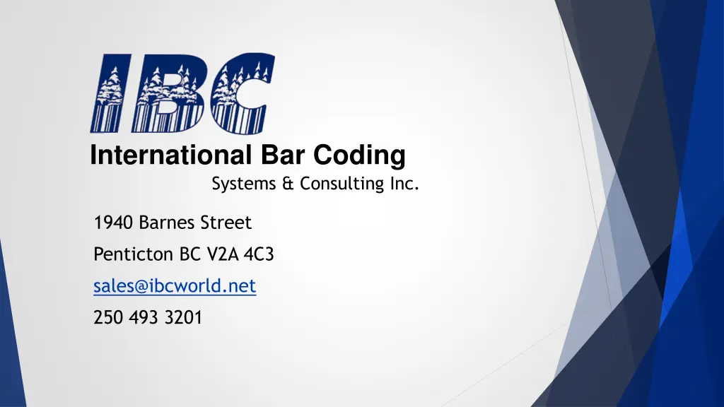 international bar coding systems consulting inc