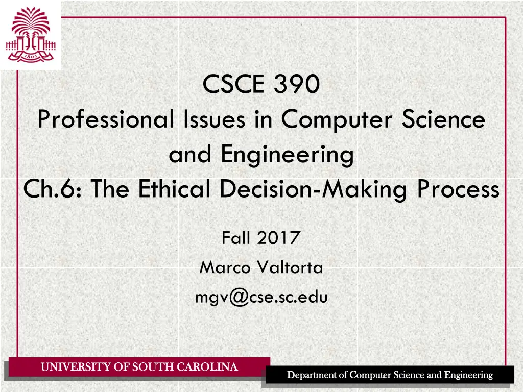 csce 390