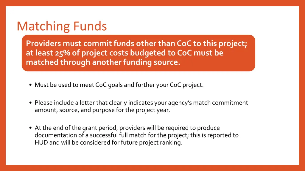 matching funds
