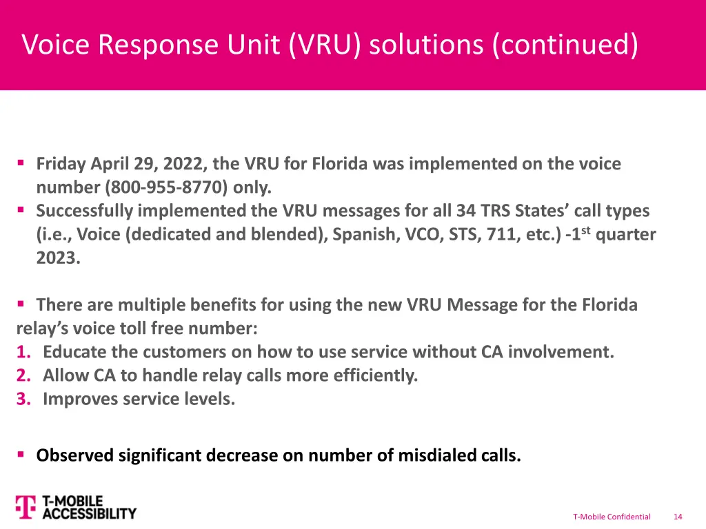 voice response unit vru solutions continued
