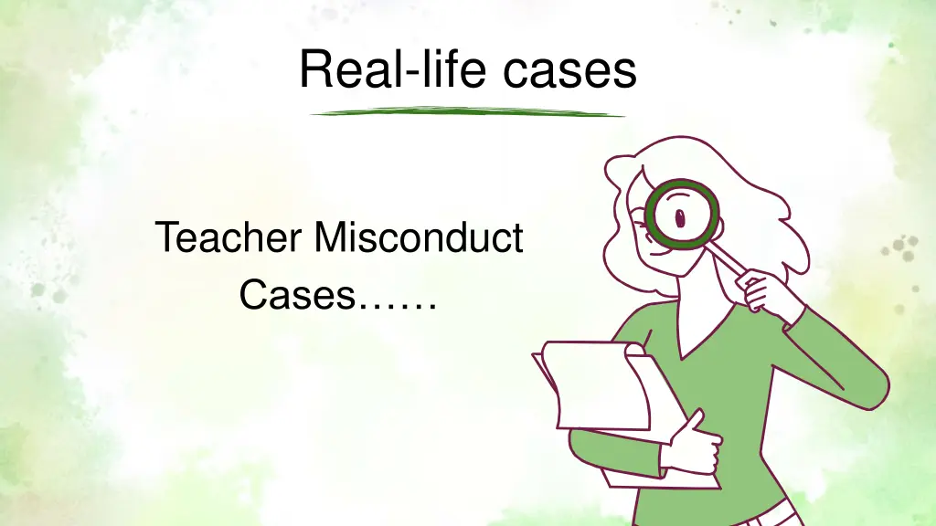real life cases